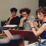 Darmstadt 1992, workshop and world premier of NoaNoa with Xavier Chabot Jean-Baptiste Barrière and Camilla Hoitenga