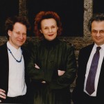 Peter Sellars, Kaija Saariaho and Amin Maalouf in Salzburg, 1998