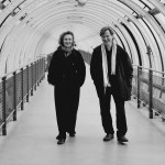 with Magnus Lindberg at the Pompidou Centre, Paris in 2002